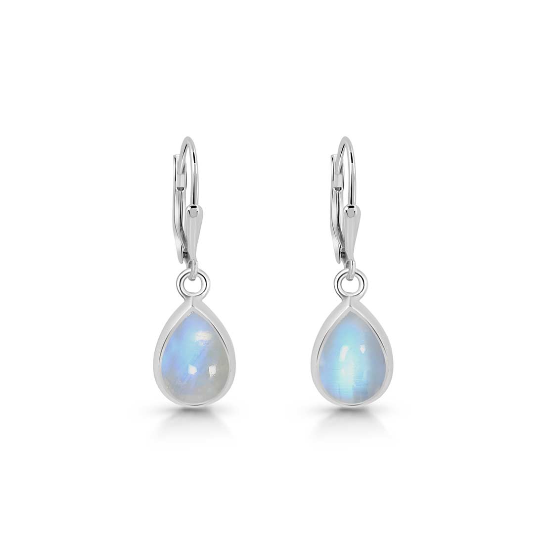 Moonstone Leverback Earring-(RBM-SE-558.)