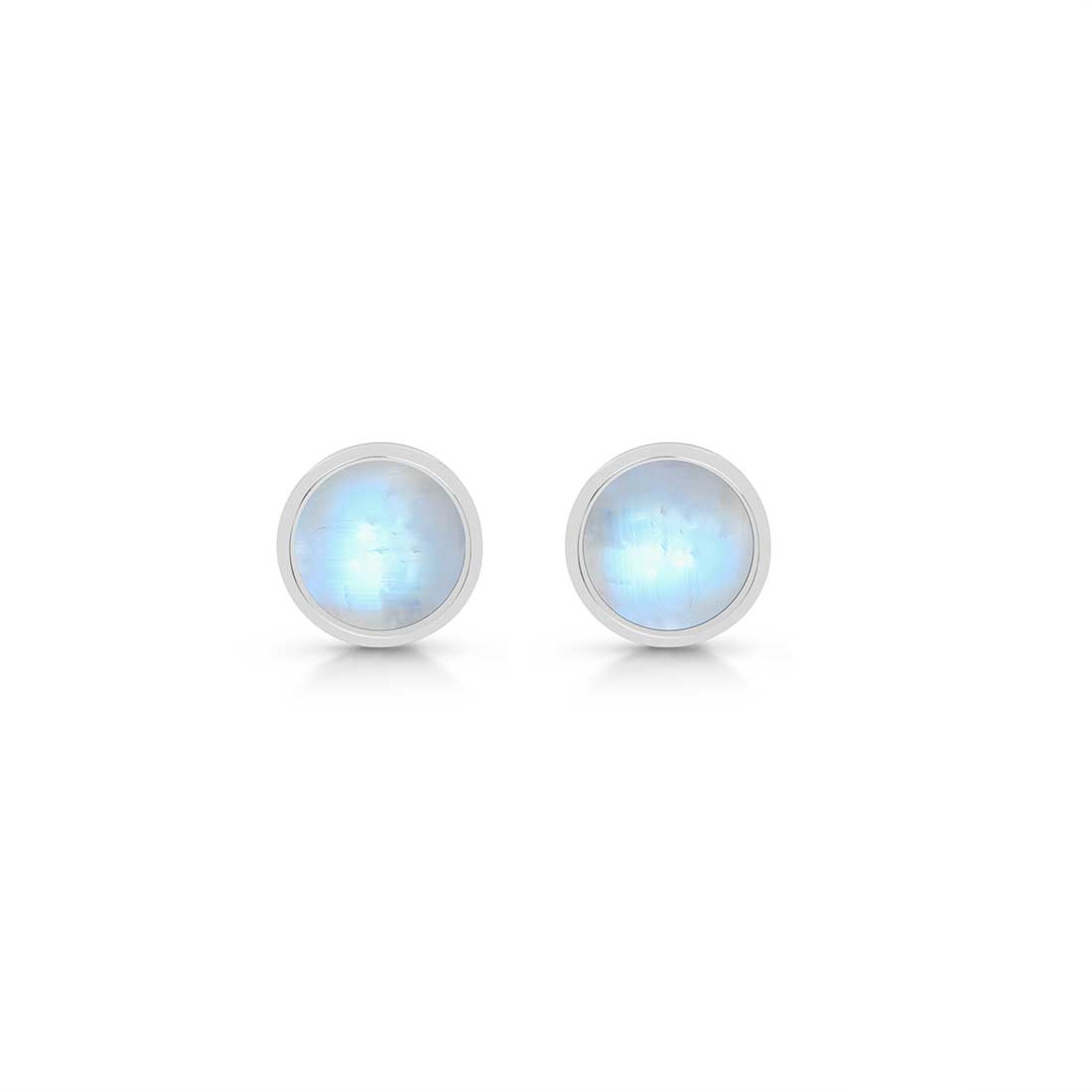 Moonstone Stud Earring-(RBM-SE-724.)