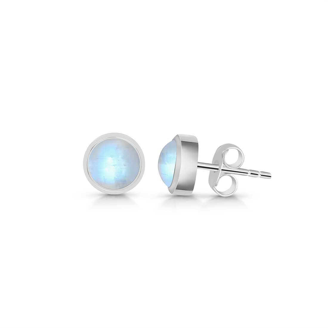 Moonstone Stud Earring-(RBM-SE-724.)