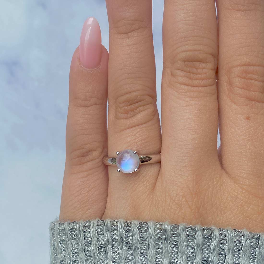 Moonstone Ring-(RBM-SR-3026.)