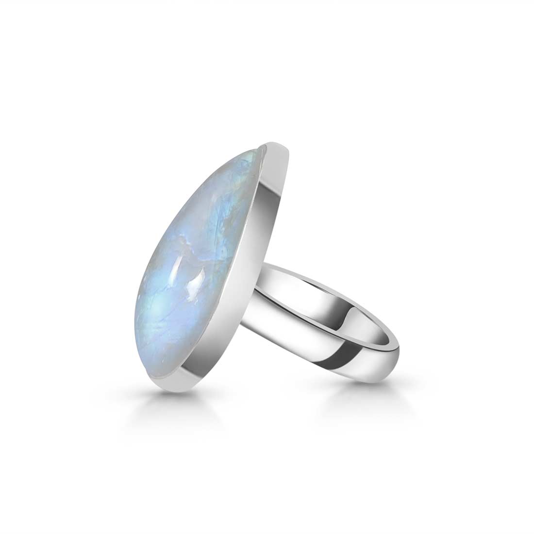 Moonstone Adjustable Ring-(RBM-R-20.)