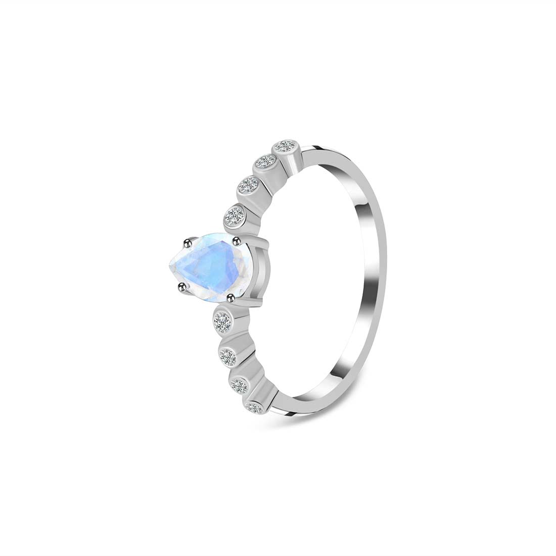 Moonstone Ring-(RBM-SR-419D-W.)