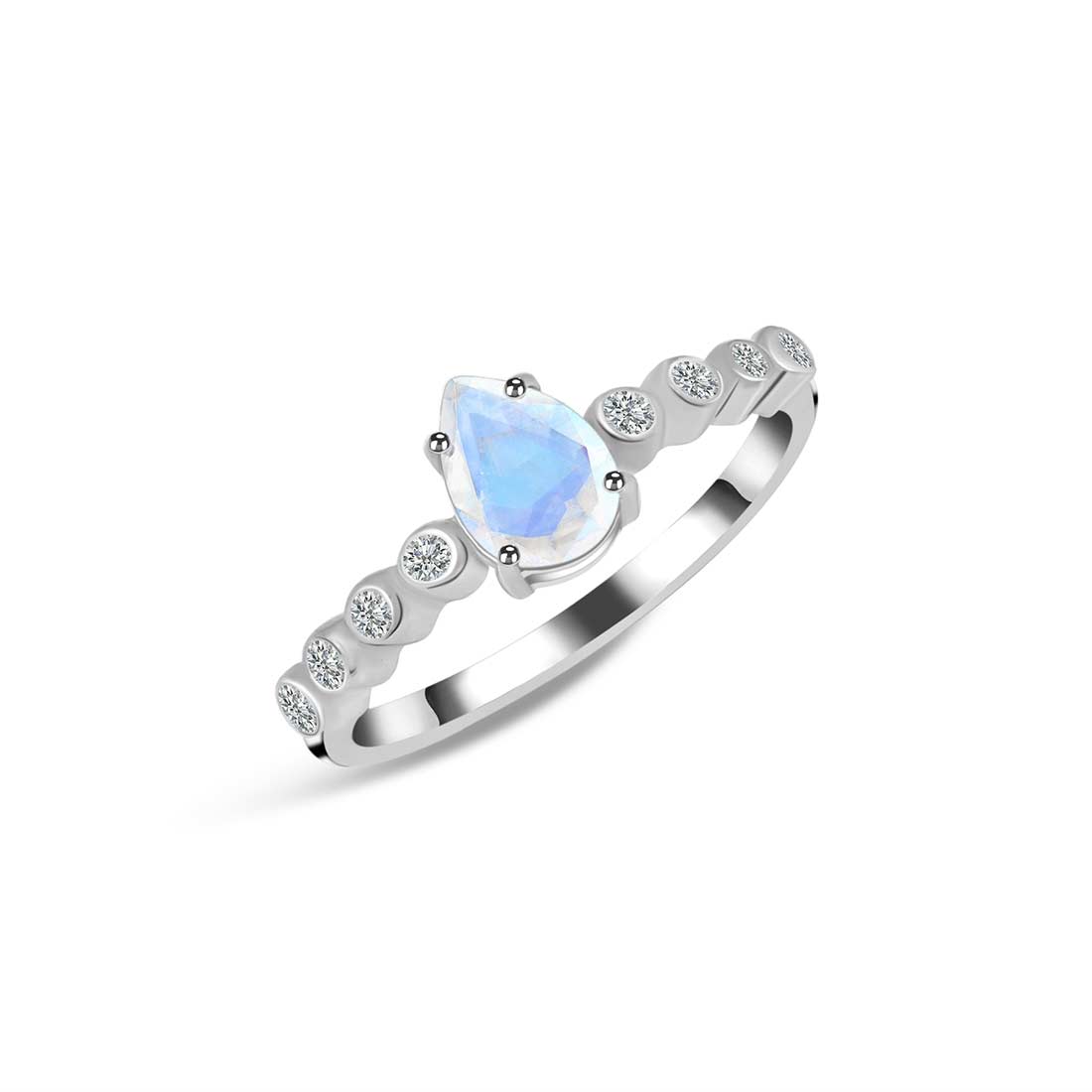 Moonstone Ring-(RBM-SR-419D-W.)