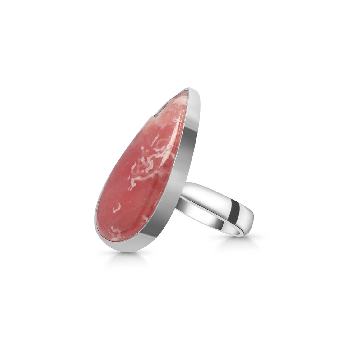 Rhodochrosite Adjustable Ring-(RDC-R-16)