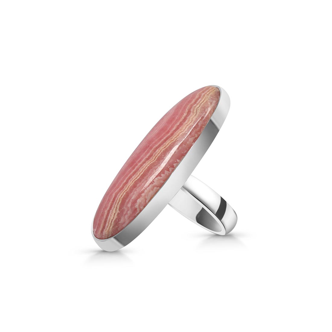 Rhodochrosite Adjustable Ring-(RDC-R-27)