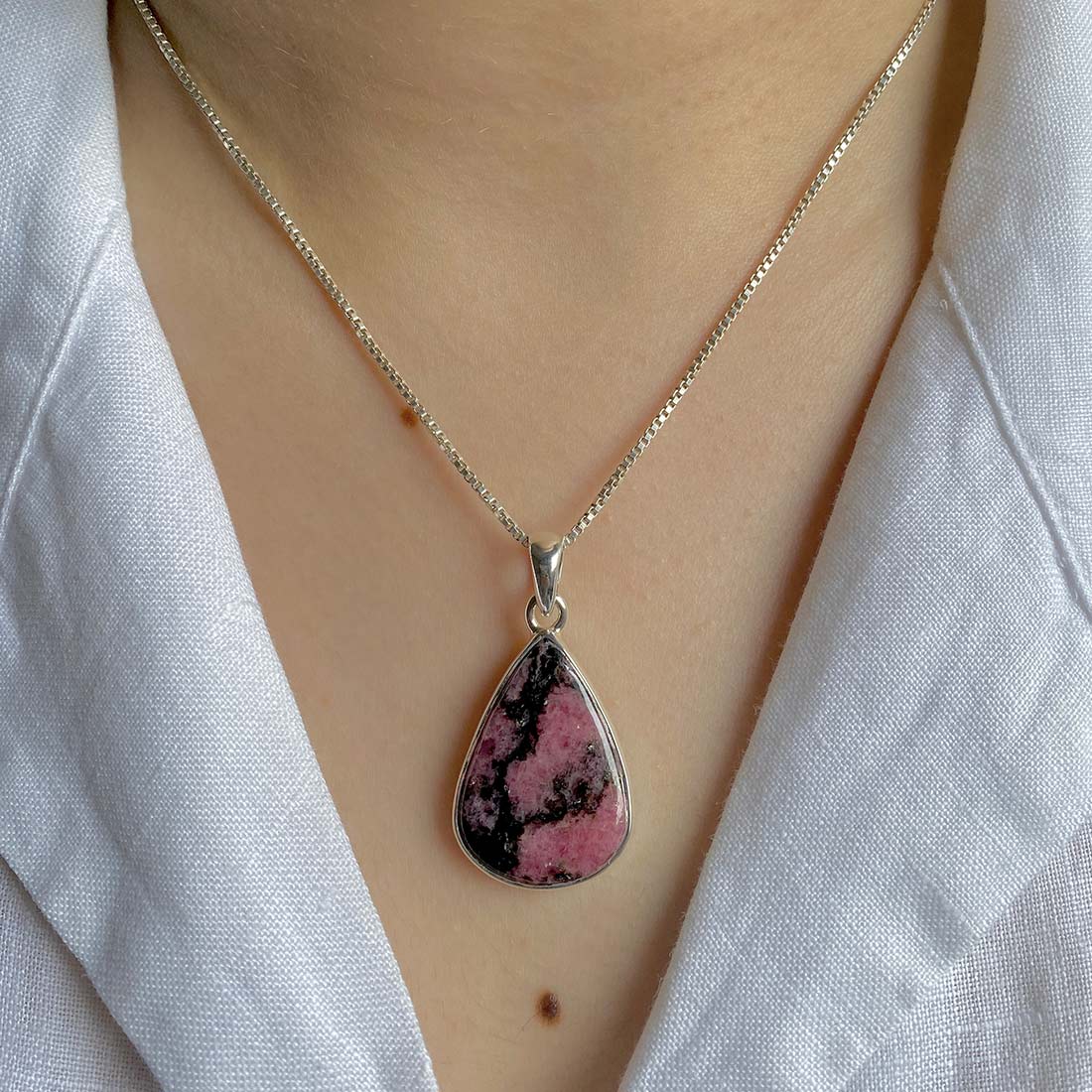 Rhodonite Pendant-(RDN-P-1.)