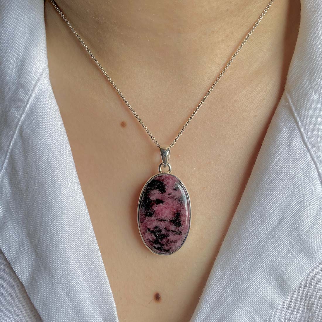 Rhodonite Pendant-(RDN-P-11.)