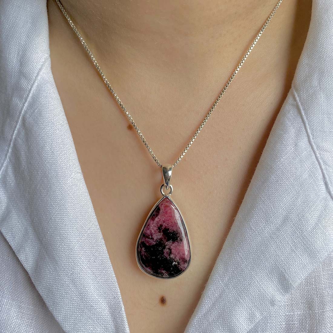 Rhodonite Pendant-(RDN-P-12.)