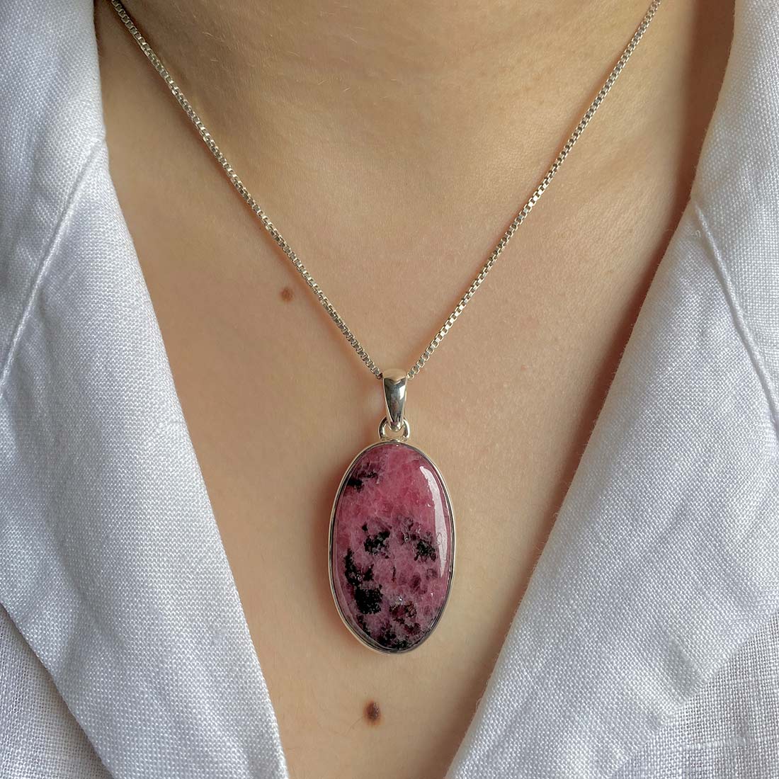 Rhodonite Pendant-(RDN-P-13.)