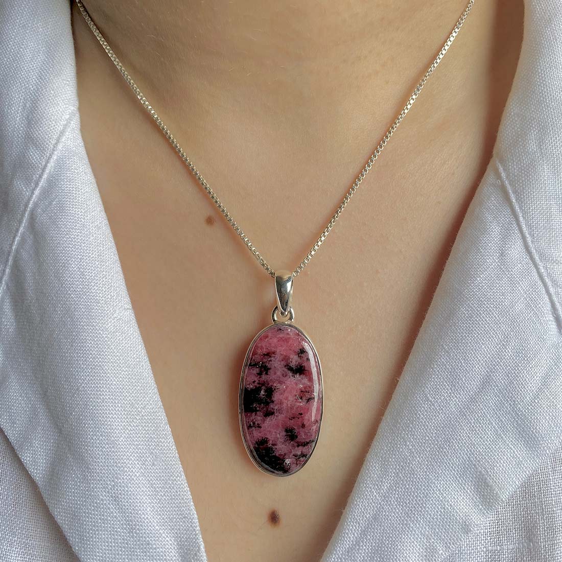 Rhodonite Pendant-(RDN-P-15.)