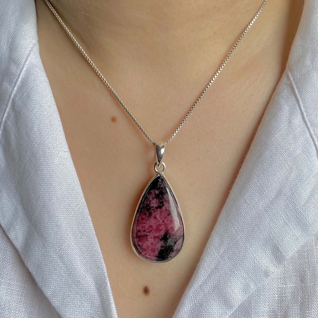 Rhodonite Pendant-(RDN-P-16.)