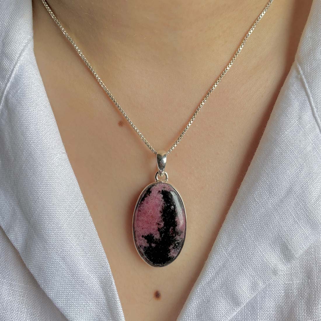 Rhodonite Pendant-(RDN-P-17.)