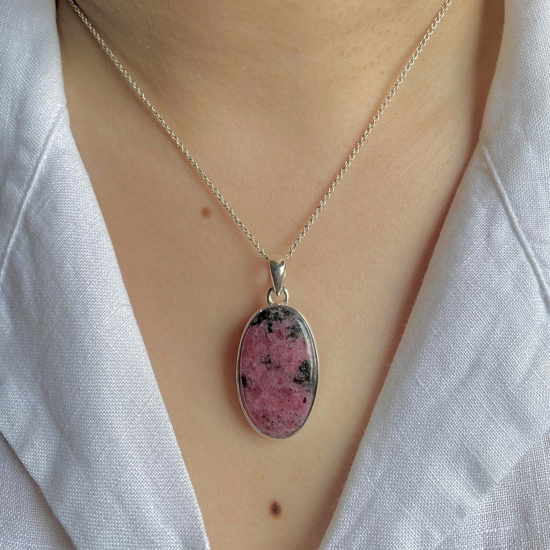 Rhodonite Pendant-(RDN-P-2.)