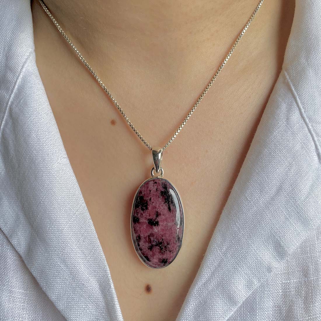 Rhodonite Pendant-(RDN-P-21.)