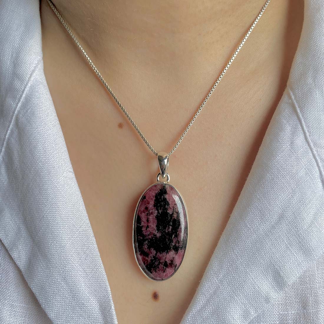 Rhodonite Pendant-(RDN-P-24.)