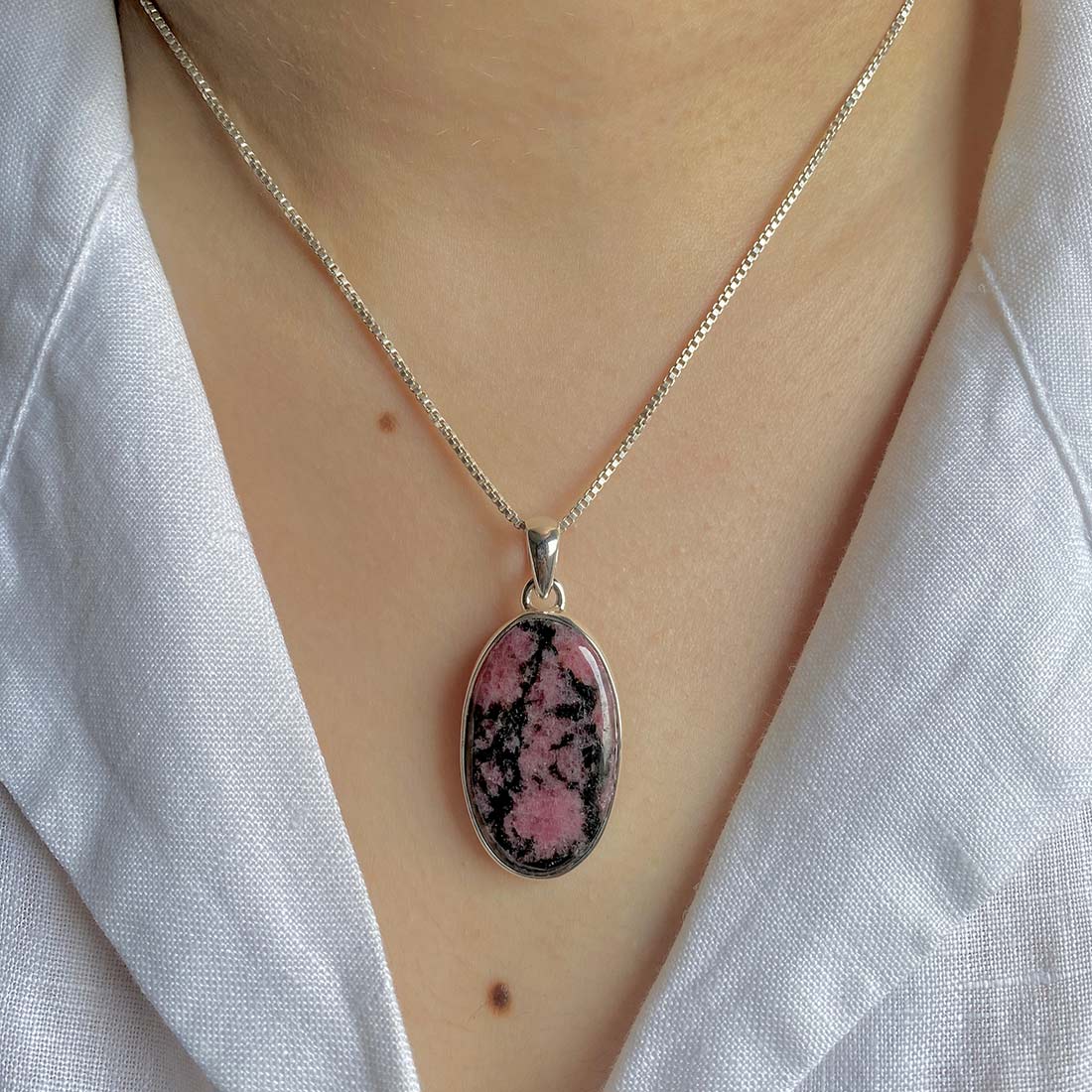 Rhodonite Pendant-(RDN-P-5.)