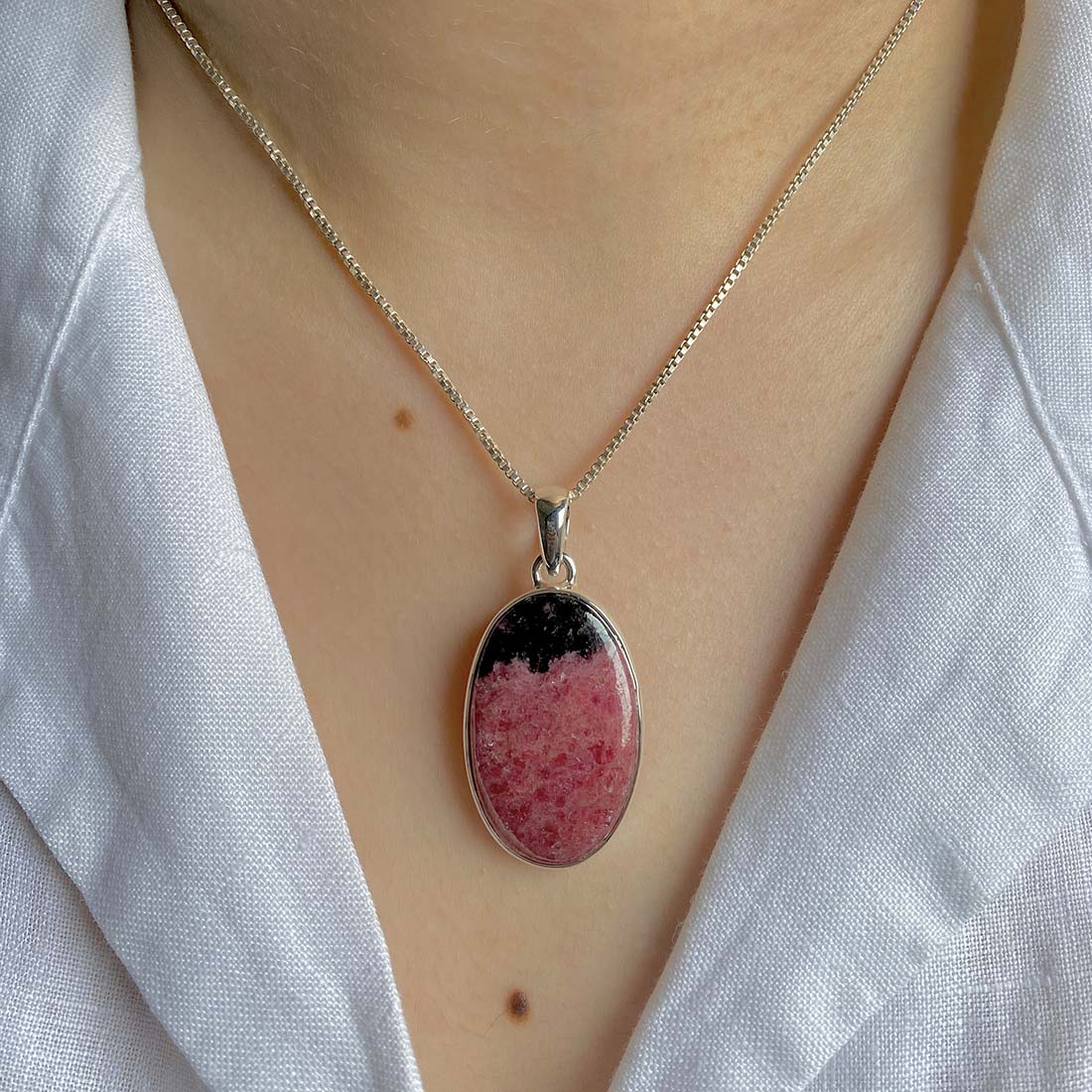 Rhodonite Pendant-(RDN-P-6.)