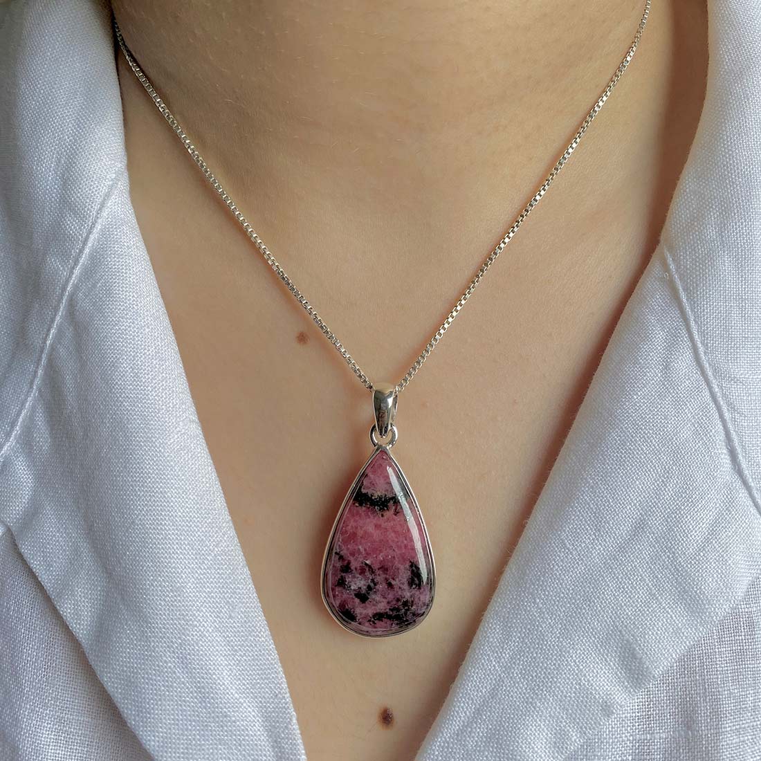 Rhodonite Pendant-(RDN-P-7.)