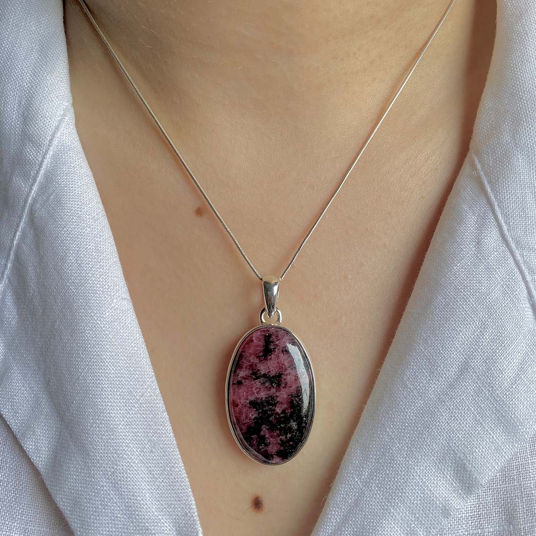 Rhodonite Pendant-(RDN-P-9.)