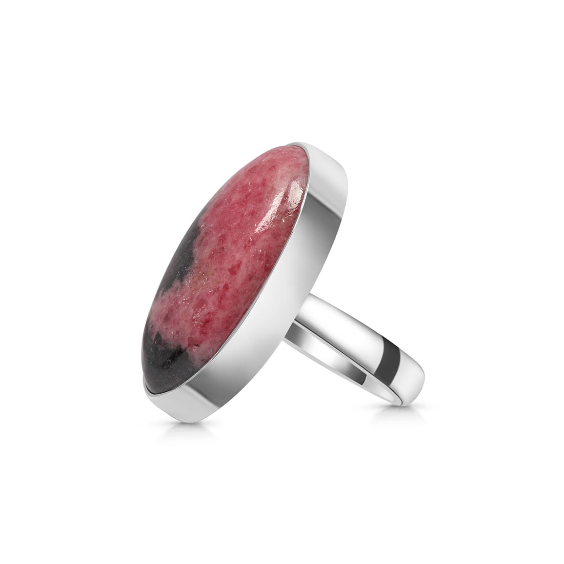 Rhodonite Adjustable Ring-(RDN-R-26)