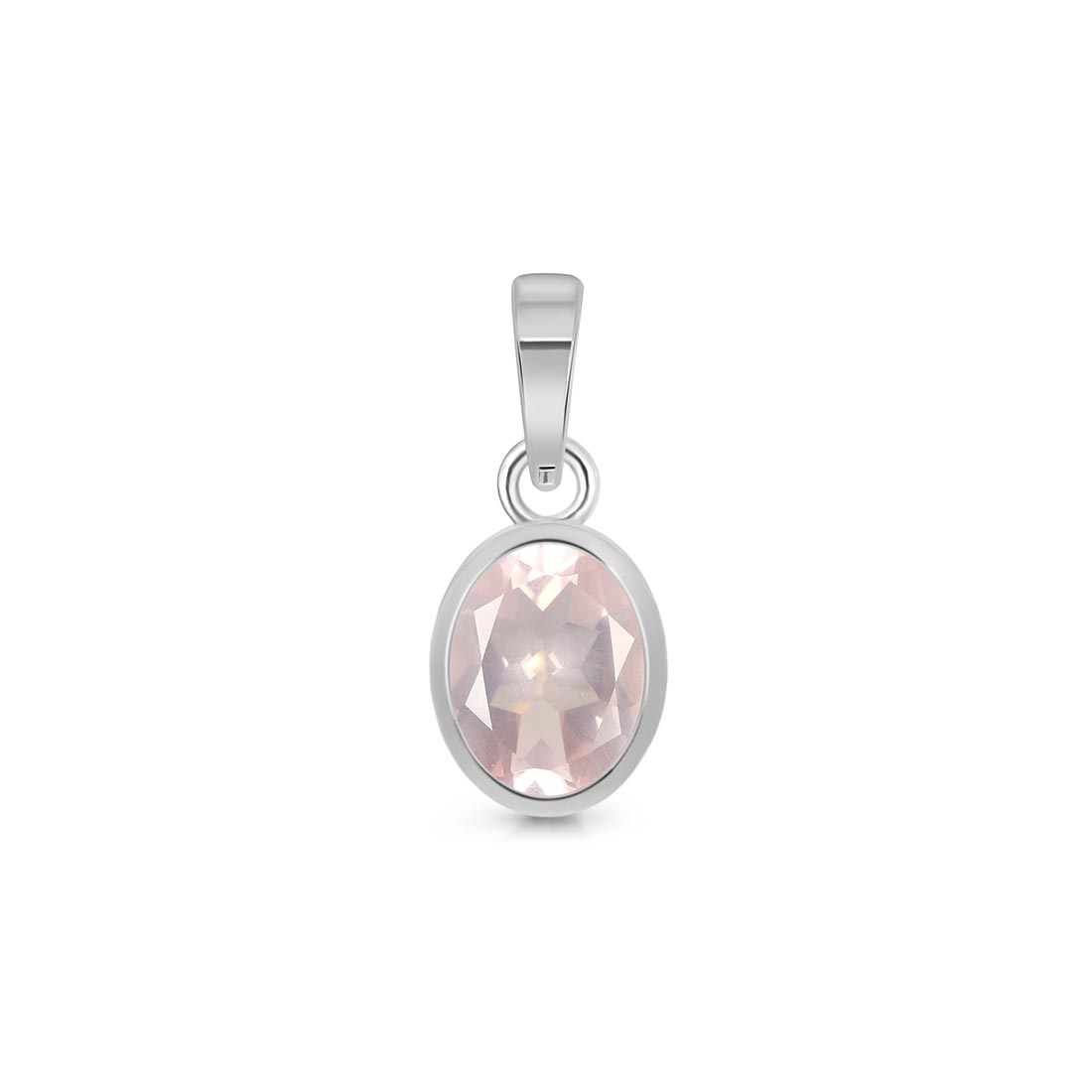 Rose Quartz Pendant-(RSQ-SP-380.)