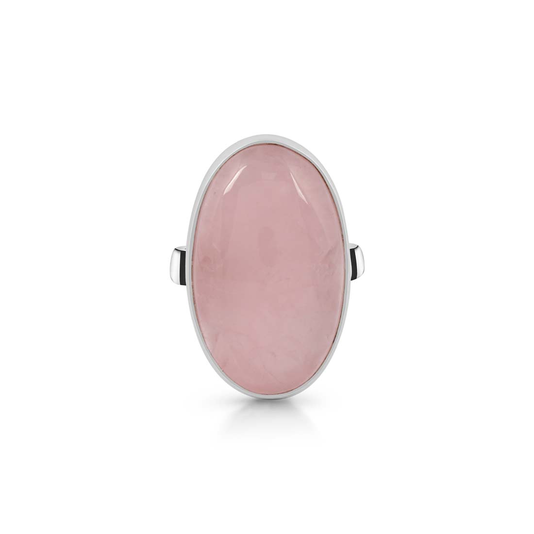 Rose Quartz Adjustable Ring-(RSQ-R-31.)