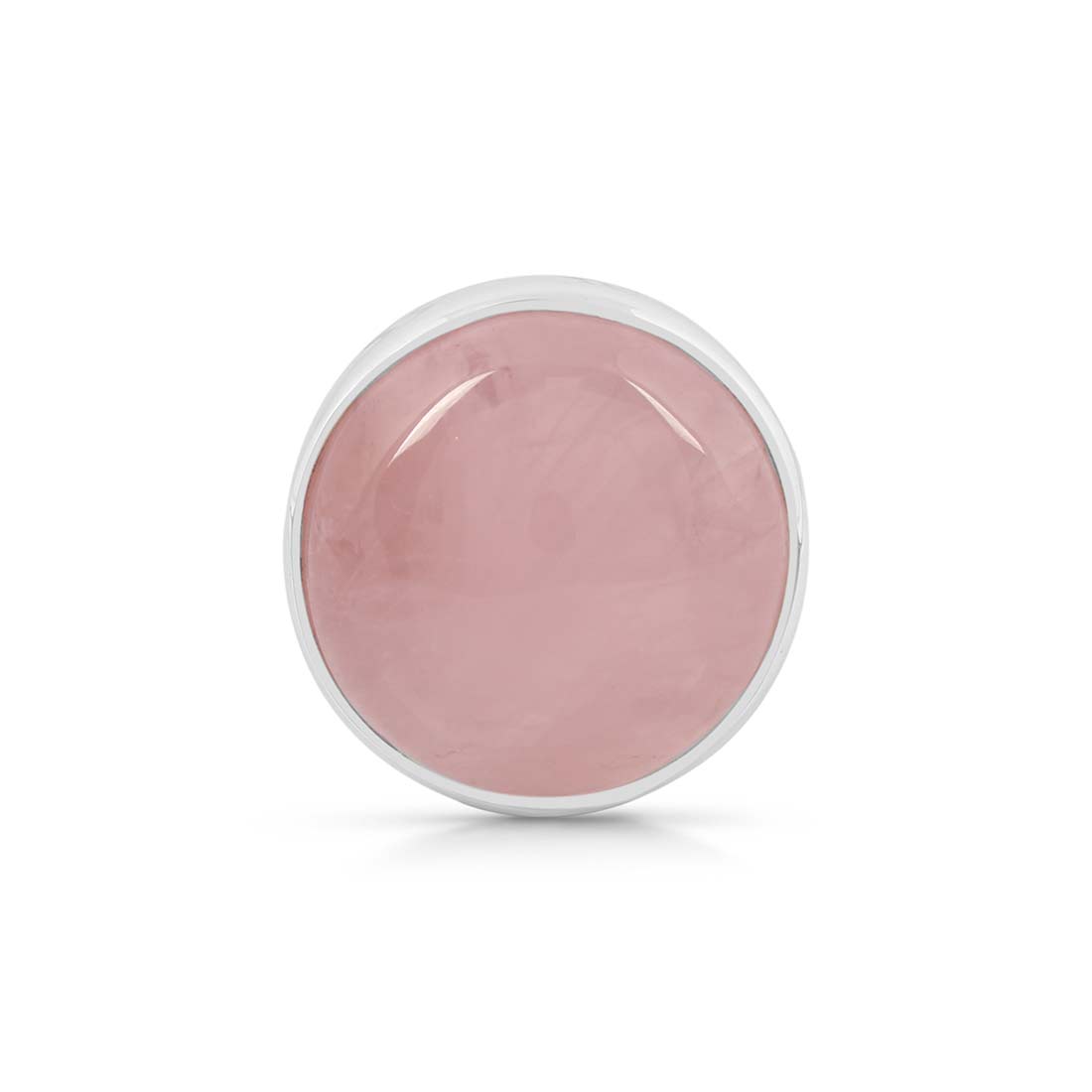 Rose Quartz Adjustable Ring-(RSQ-R-34.)