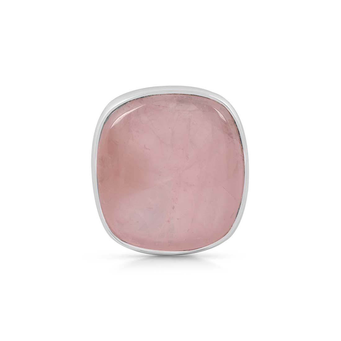 Rose Quartz Adjustable Ring-(RSQ-R-36.)