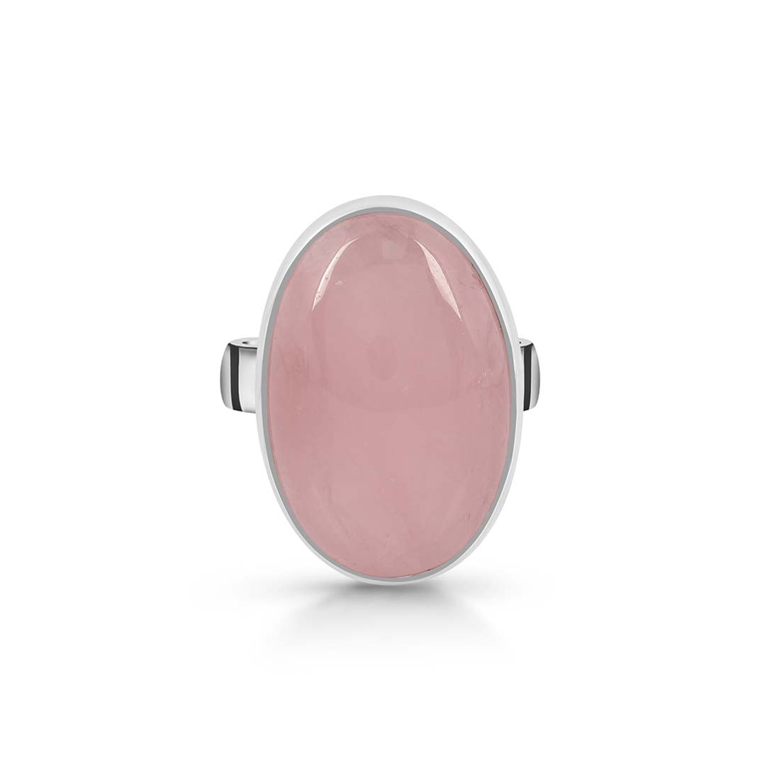 Rose Quartz Adjustable Ring-(RSQ-R-8.)