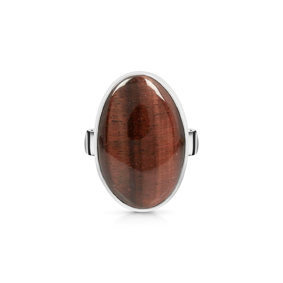 Red Tiger Eye Adjustable Ring-(RTE-R-10.)