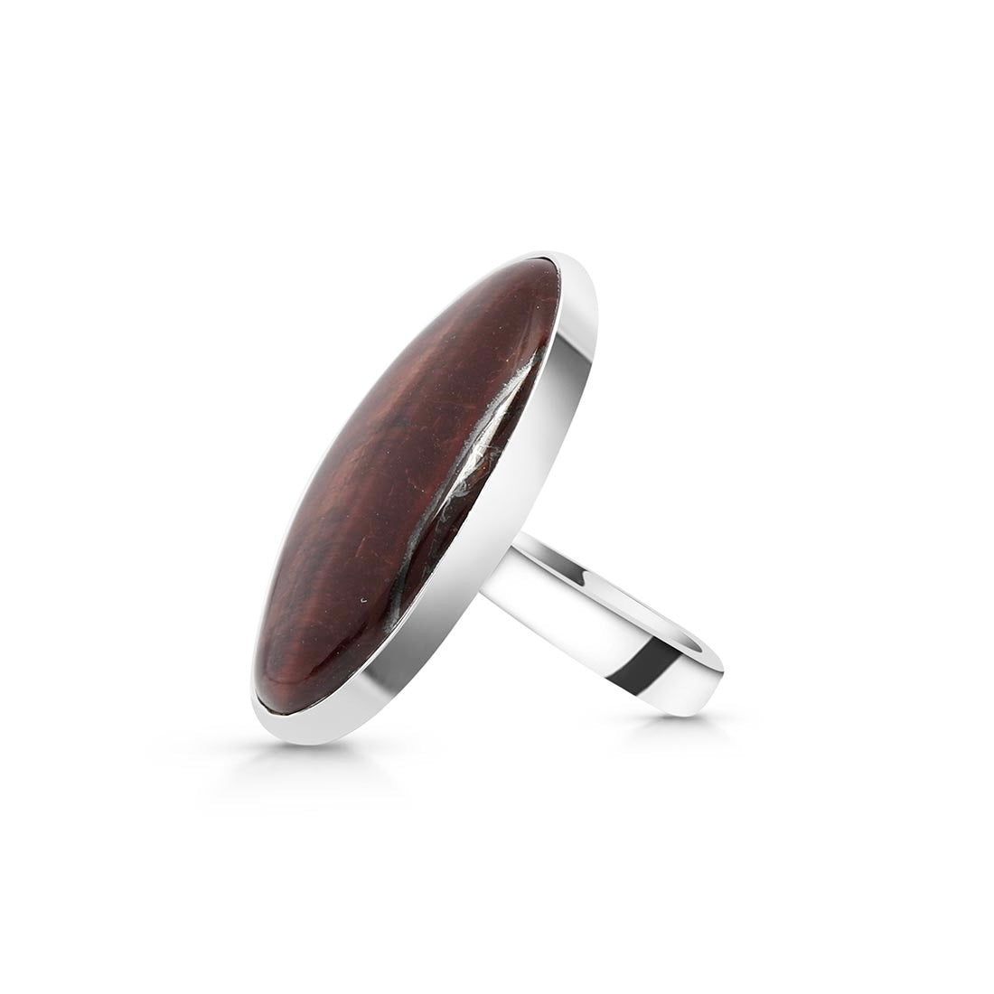 Red Tiger Eye Adjustable Ring-(RTE-R-11.)