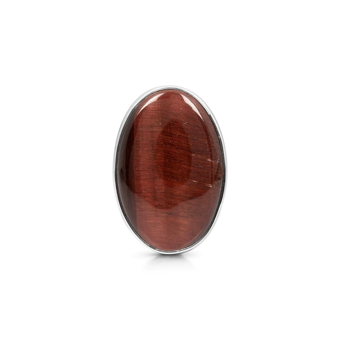 Red Tiger Eye Adjustable Ring-(RTE-R-21.)