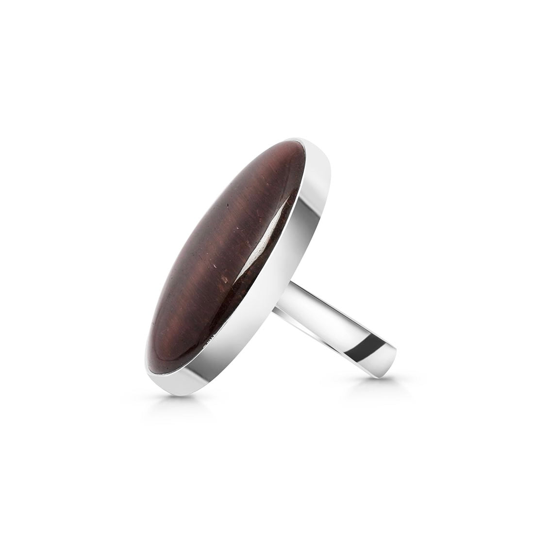 Red Tiger Eye Adjustable Ring-(RTE-R-21.)