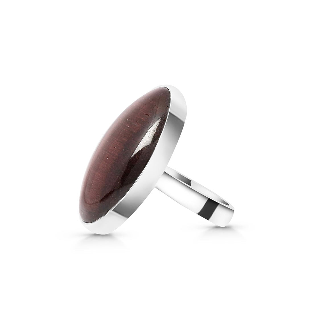 Red Tiger Eye Adjustable Ring-(RTE-R-24.)