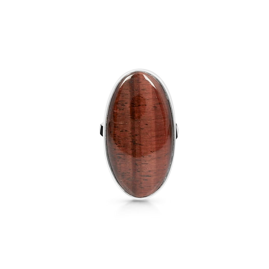 Red Tiger Eye Adjustable Ring-(RTE-R-26.)