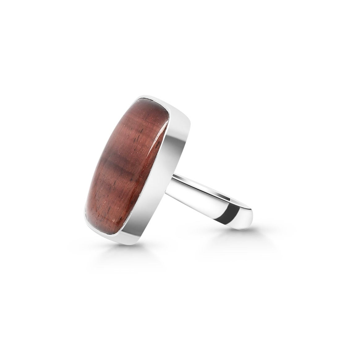 Red Tiger Eye Adjustable Ring-(RTE-R-27.)