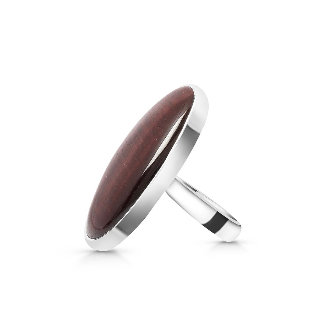 Red Tiger Eye Adjustable Ring-(RTE-R-8.)