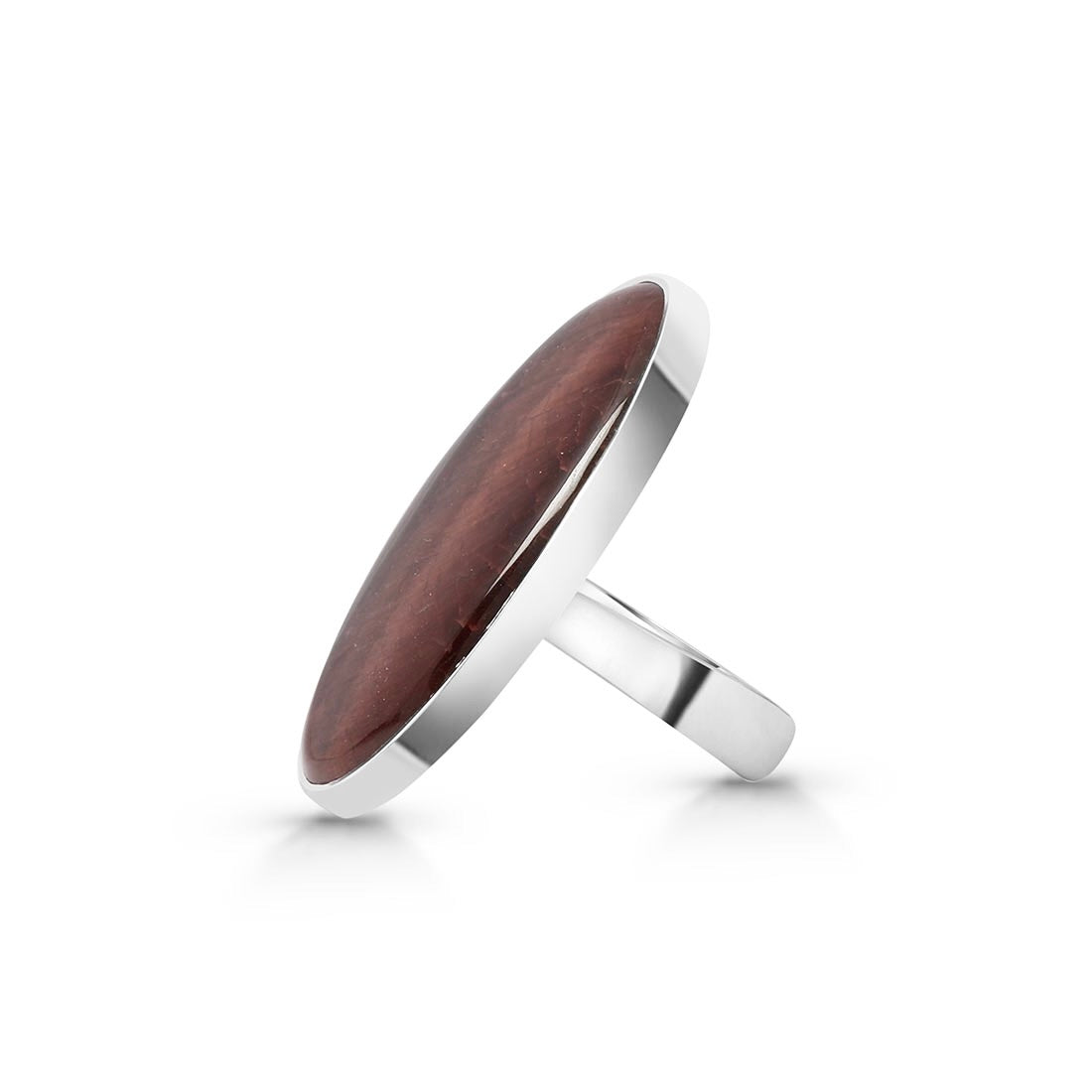 Red Tiger Eye Adjustable Ring-(RTE-R-9.)