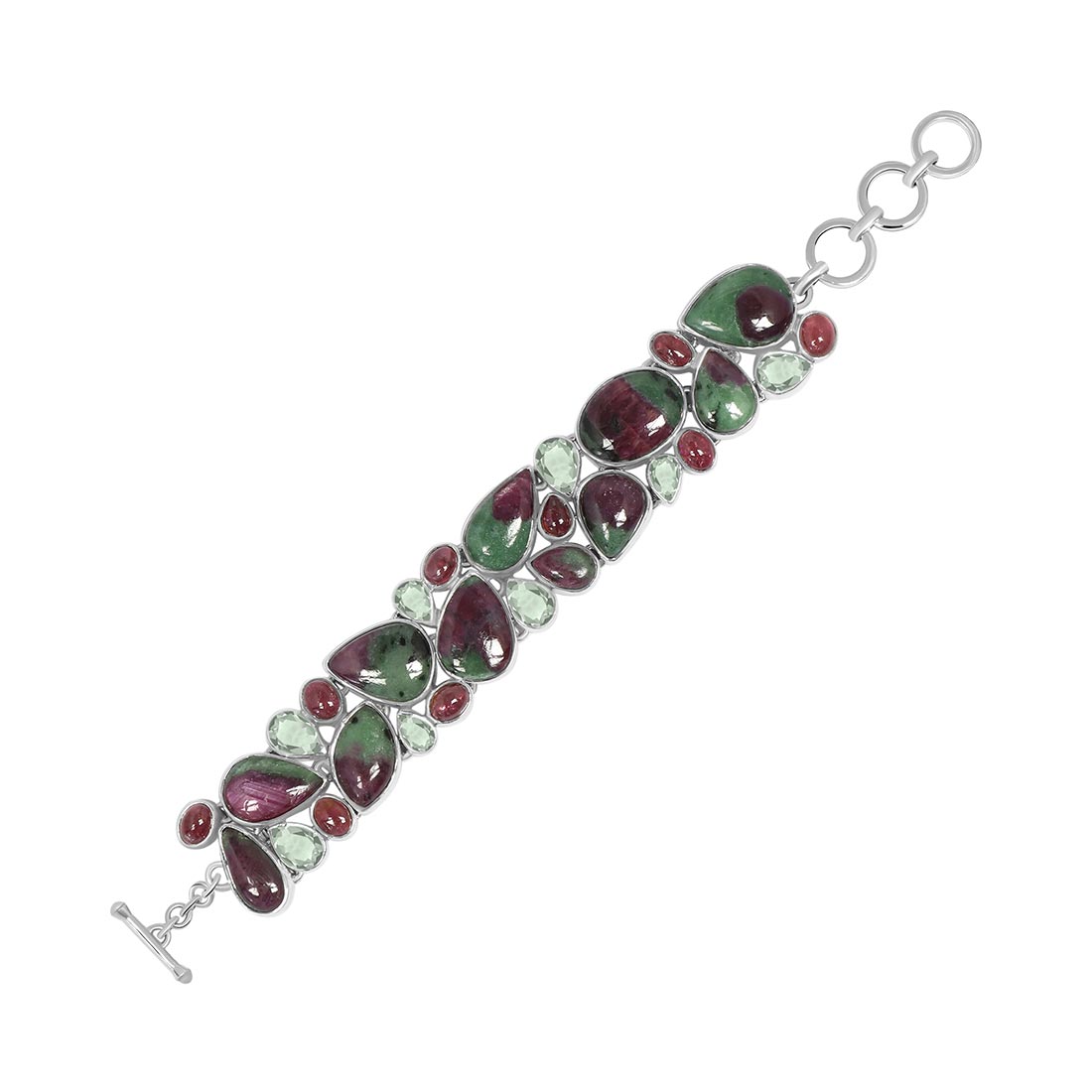 Ruby Zoisite Bracelet-(RZS-B-1)