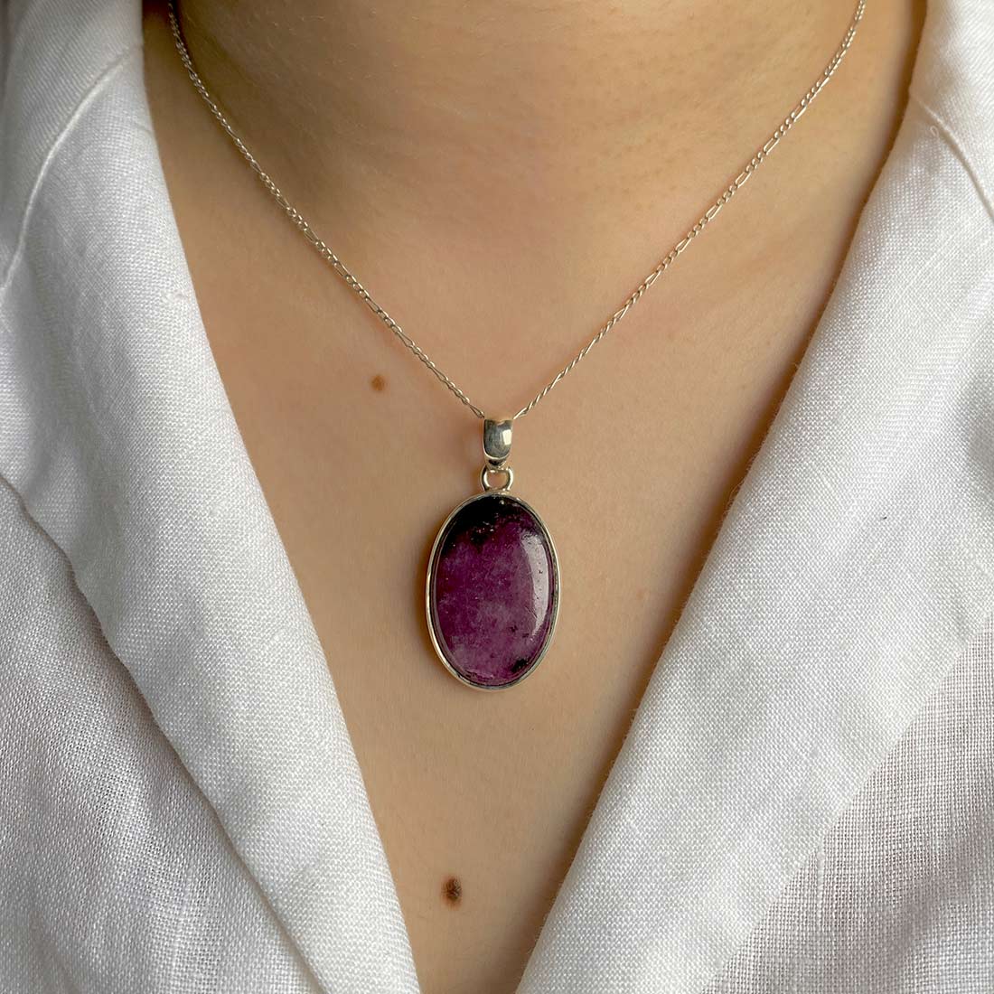 Pink Ruby Zoisite Pendant-(RZS-P-13.)