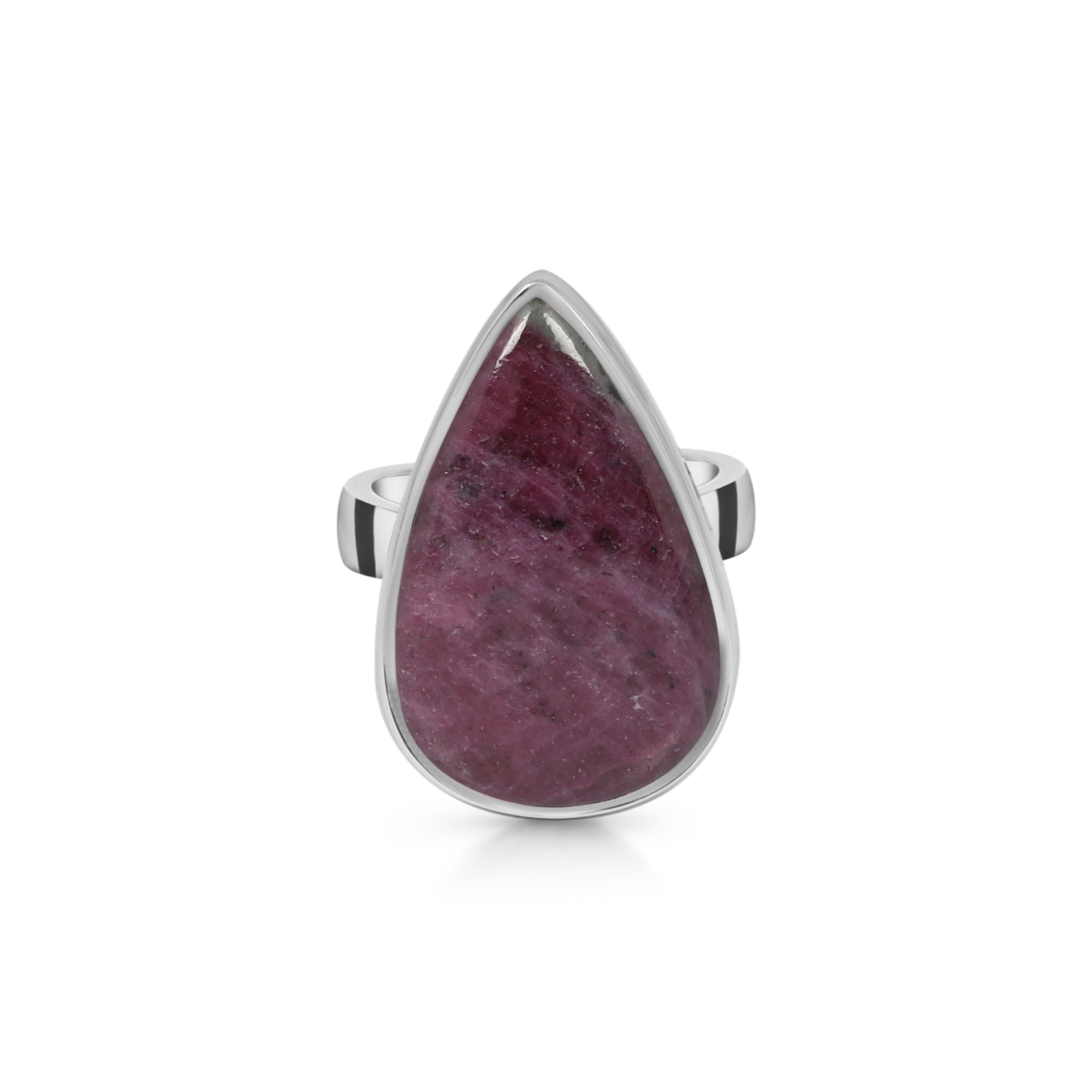 Pink Ruby Zoisite Adjustable Ring-(RZS-R-12.)