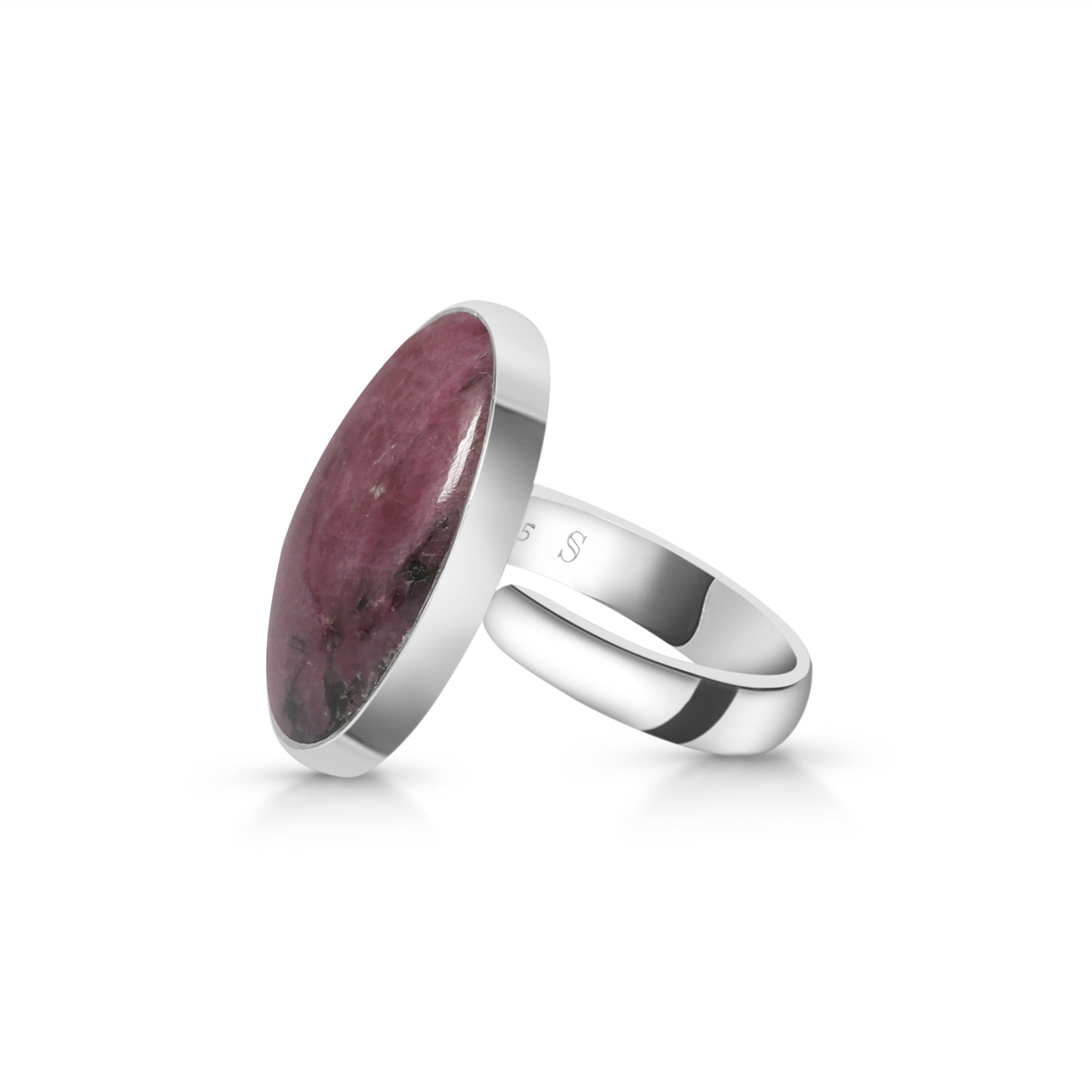 Pink Ruby Zoisite Adjustable Ring-(RZS-R-13.)