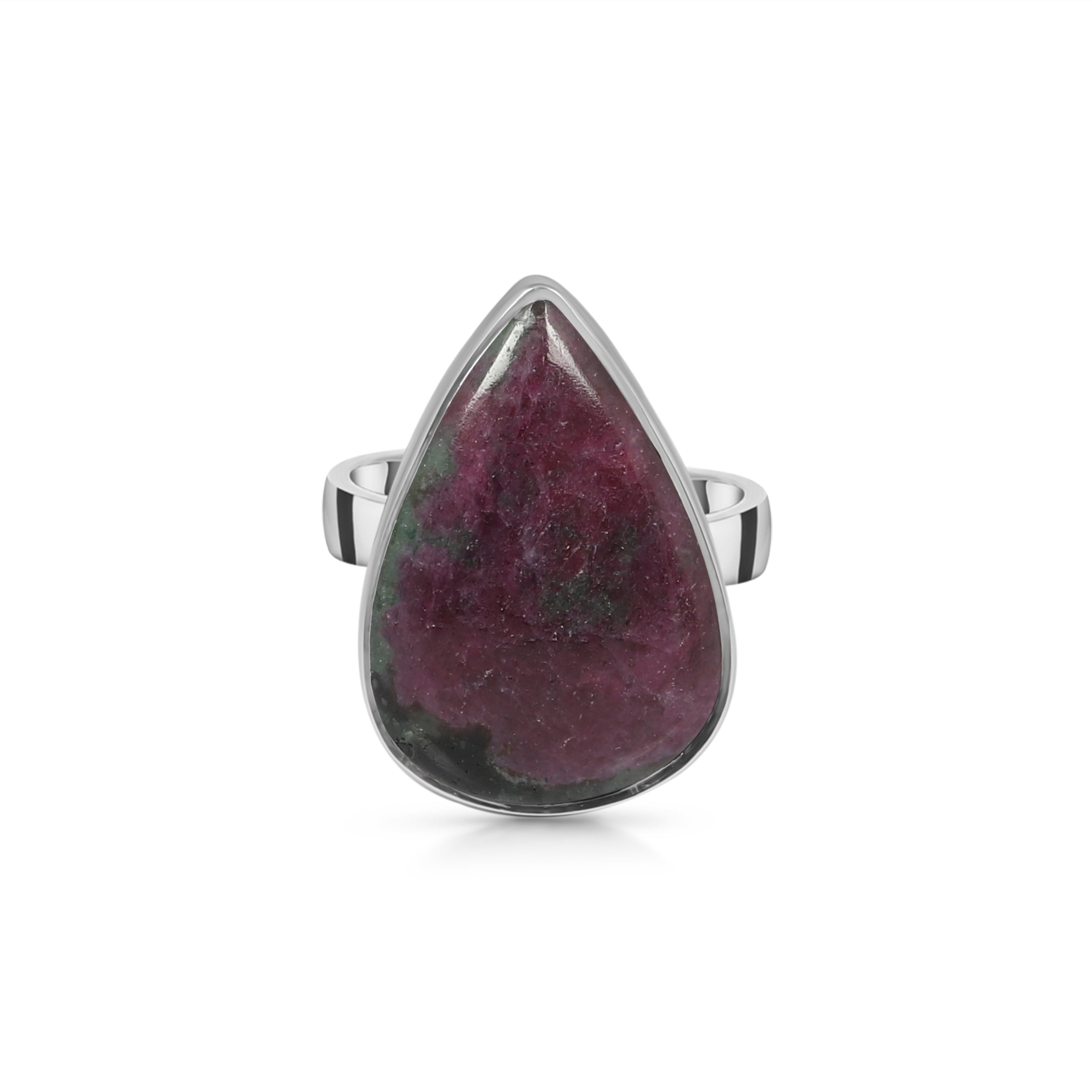 Pink Ruby Zoisite Adjustable Ring-(RZS-R-16.)