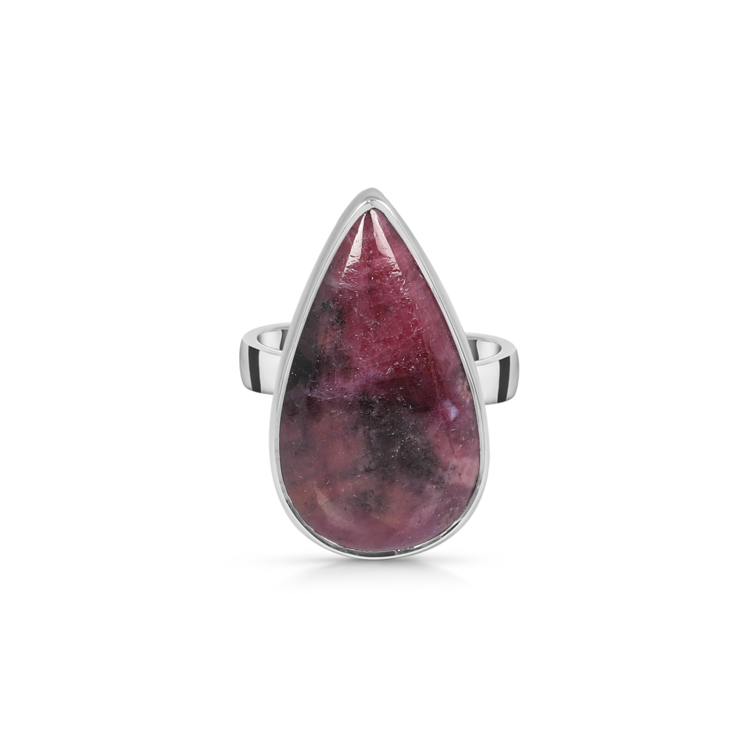 Pink Ruby Zoisite Adjustable Ring-(RZS-R-18.)