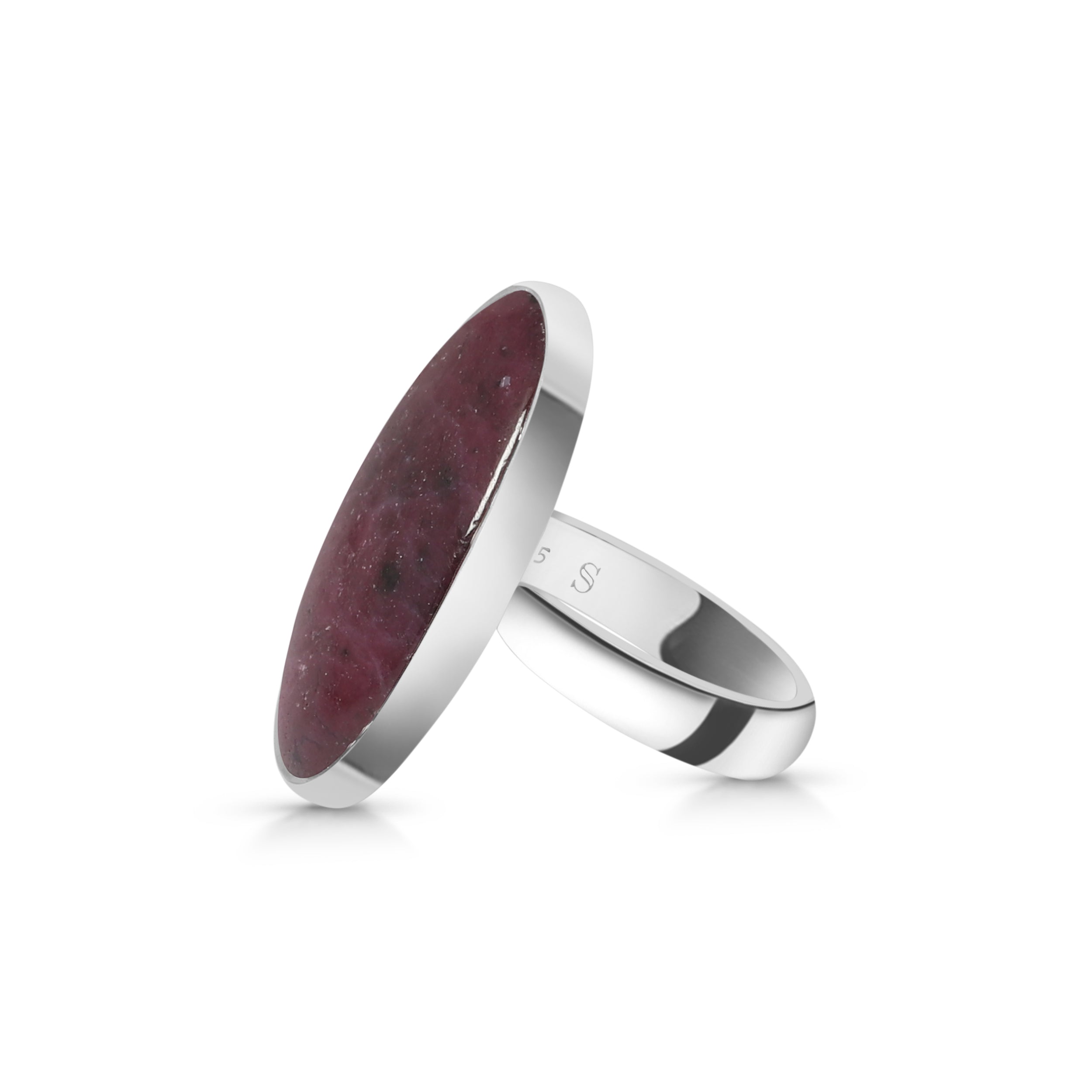 Pink Ruby Zoisite Adjustable Ring-(RZS-R-2.)