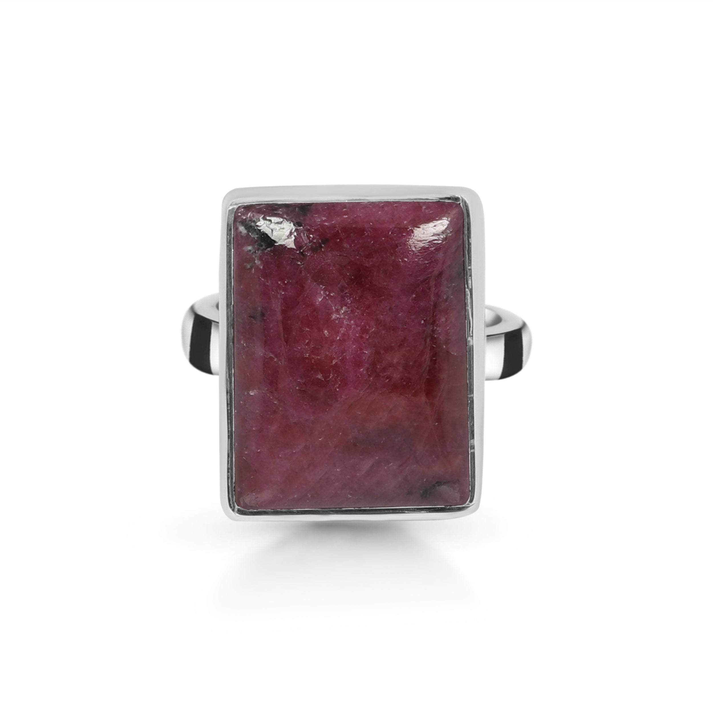 Pink Ruby Zoisite Adjustable Ring-(RZS-R-23.)