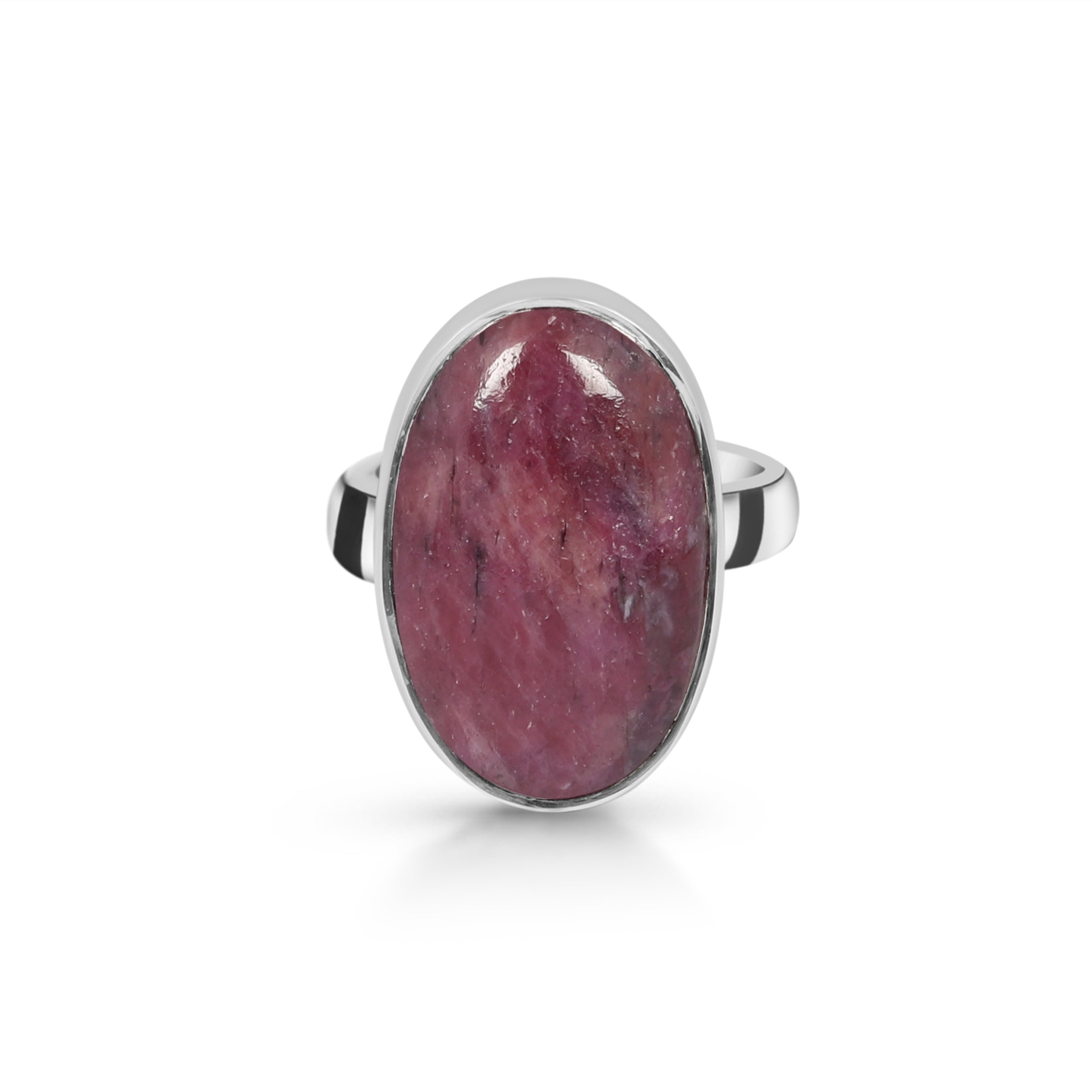 Pink Ruby Zoisite Adjustable Ring-(RZS-R-24.)