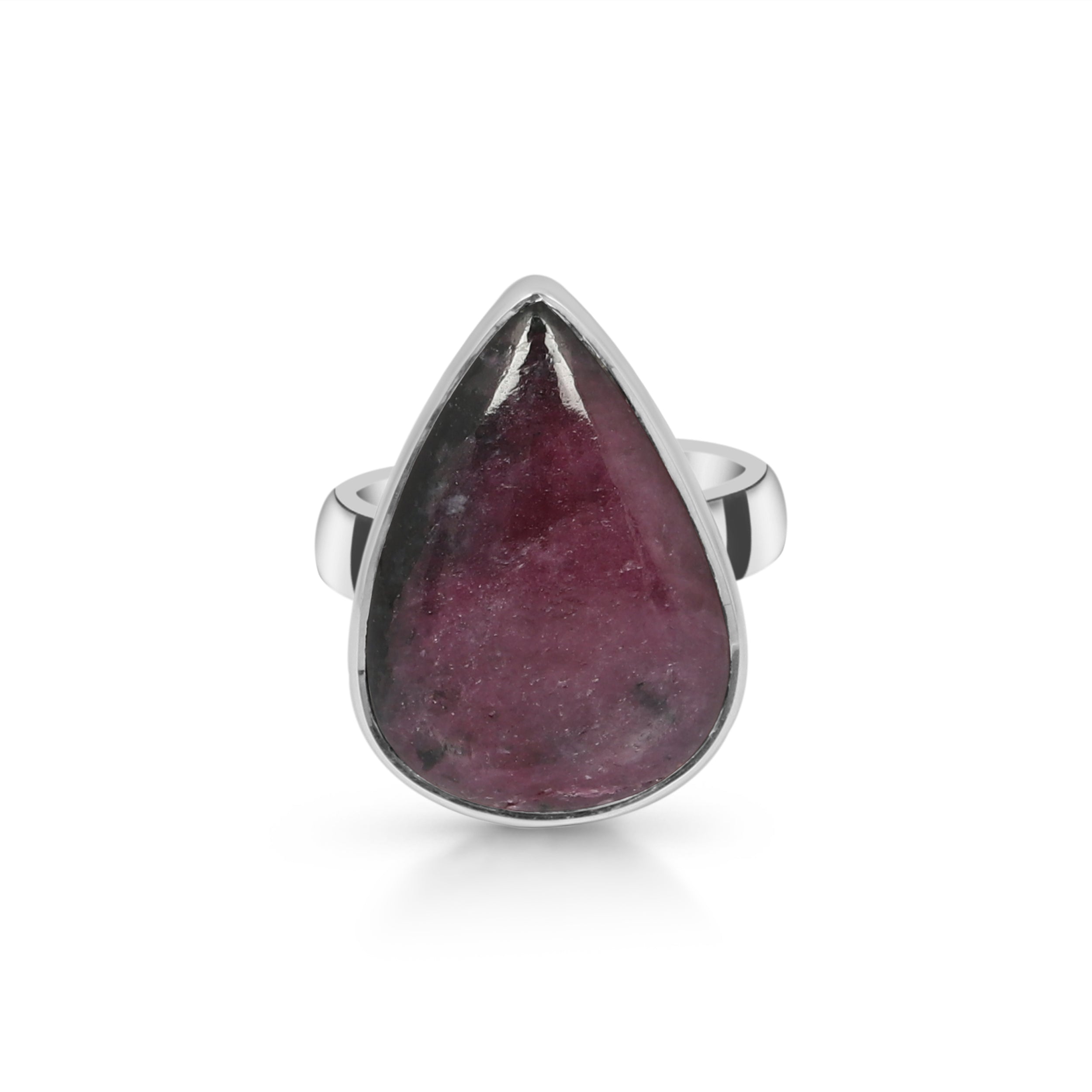 Pink Ruby Zoisite Adjustable Ring-(RZS-R-25.)