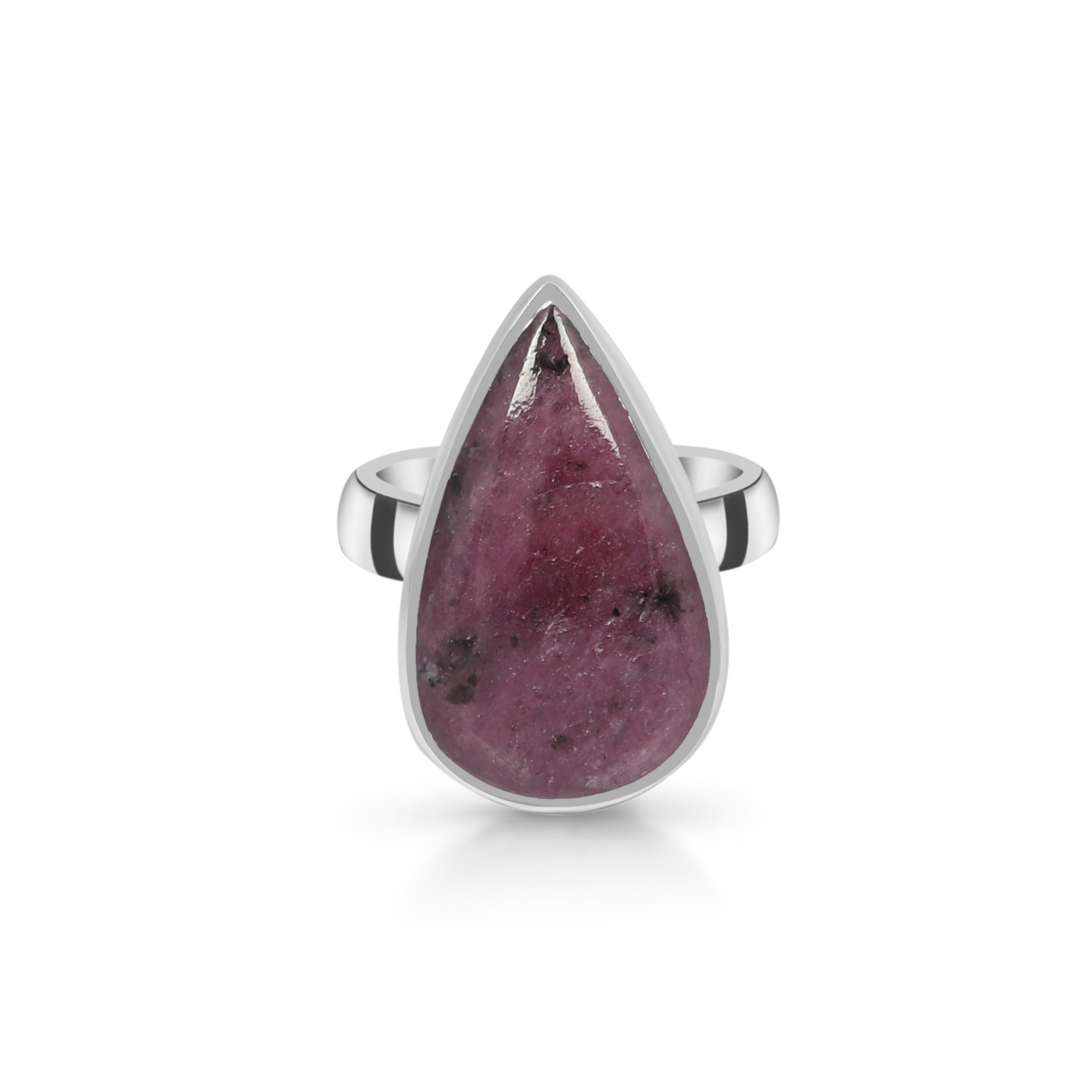 Pink Ruby Zoisite Adjustable Ring-(RZS-R-26.)