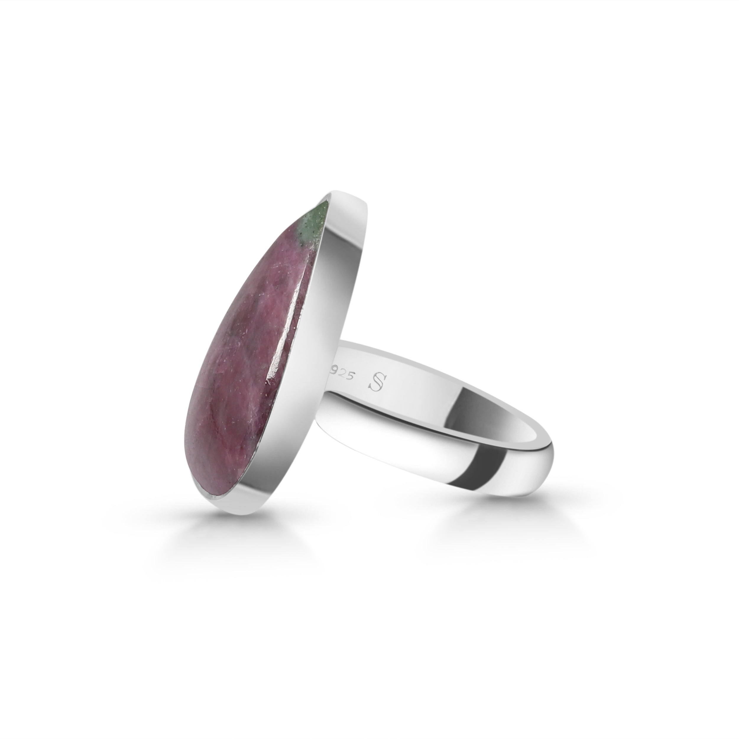 Pink Ruby Zoisite Adjustable Ring-(RZS-R-3.)